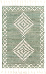 Surya Norwood Nwd-2305 Dark Green, Cream Rugs.