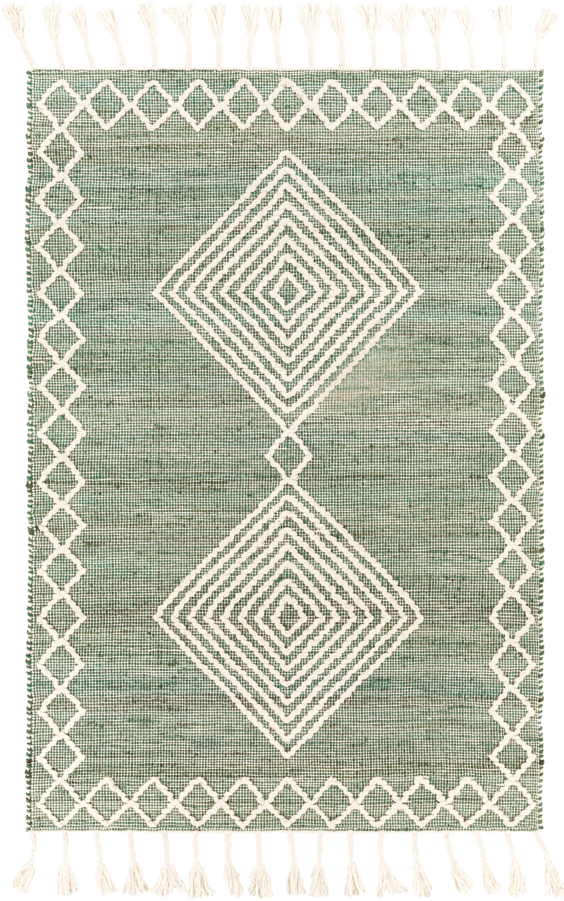 Surya Norwood Nwd-2305 Dark Green, Cream Area Rug