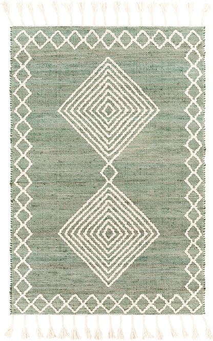 Surya Norwood Nwd-2305 Dark Green, Cream Area Rug