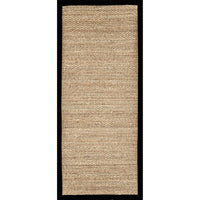 Nuloom Elijah Farmhouse Seagrass Nel1573B Black Area Rug