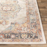 Surya New Mexico Nwm-2300 Denim, Khaki, Butter, Burnt Orange Rugs.