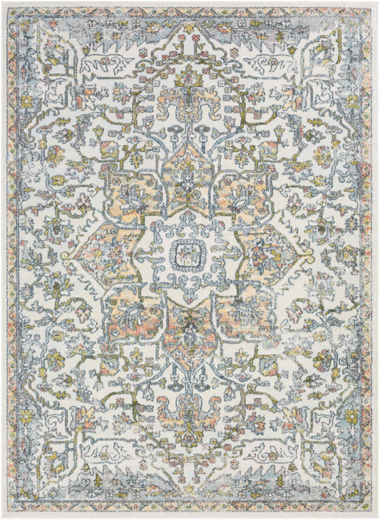 Surya New Mexico Nwm-2318 Navy, Charcoal, White, Pale Blue Area Rug