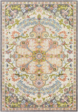 Surya New Mexico Nwm-2340 Charcoal, Cream, White, Dark Green Rugs.