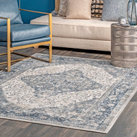 Nuloom Giovanna Plated Ngi2356A Blue Area Rug