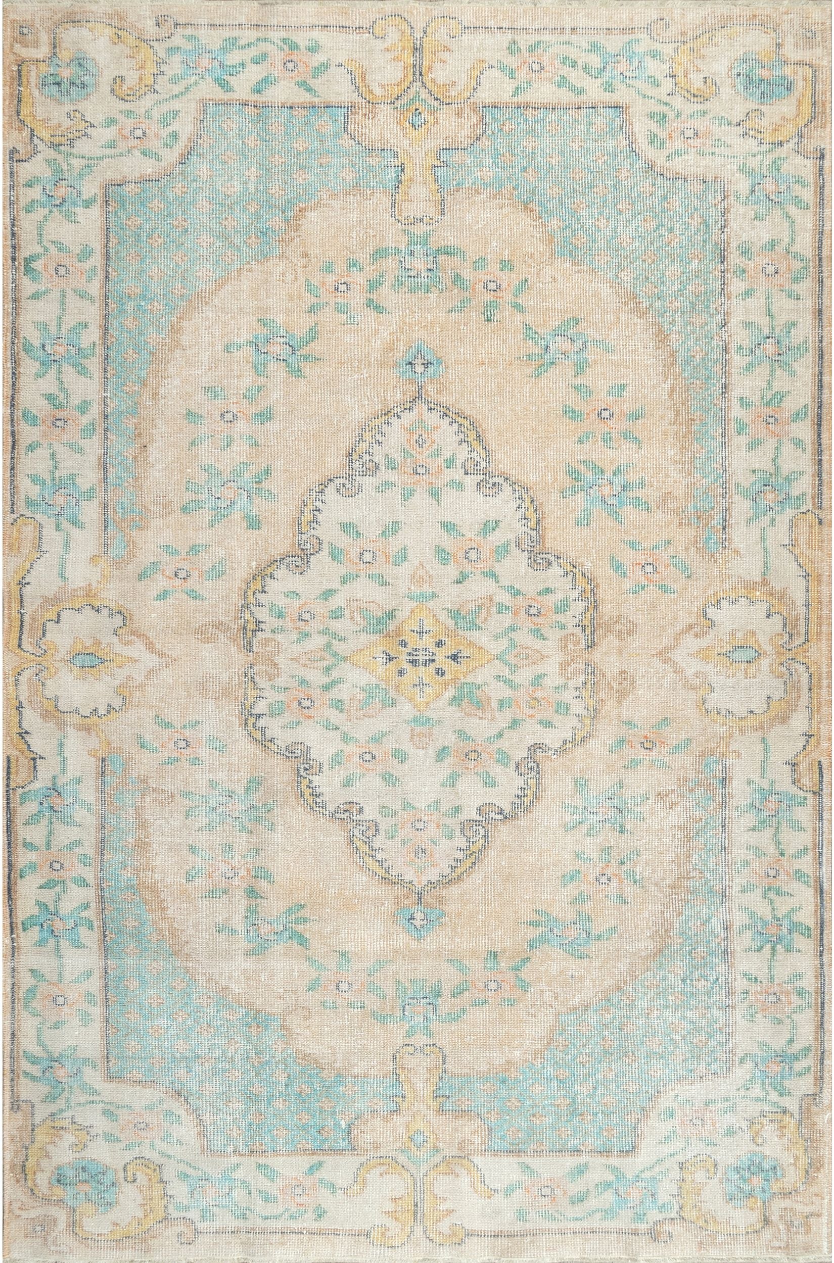 Nuloom Annabelle Printed Plated Nan2610A Beige Area Rug