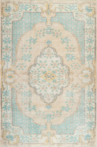 Nuloom Annabelle Printed Plated Nan2610A Beige Area Rug