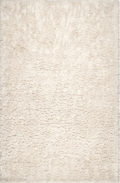 Nuloom Nida Plush Nni2747B Solid Ivory Area Rug