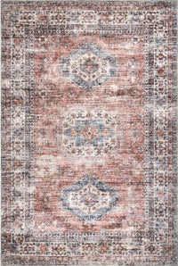 AreaRugs.com Wavaj Nwa1073A Peach Area Rug