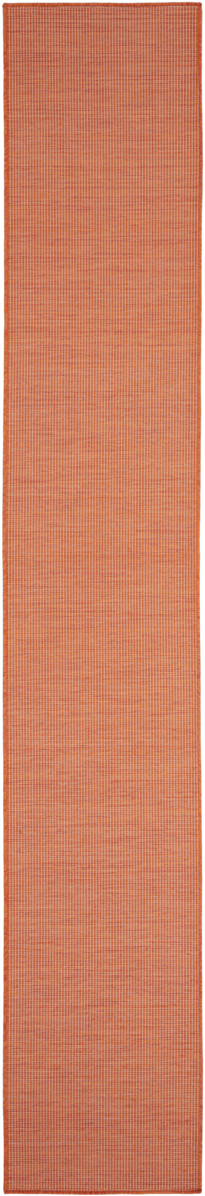 Nourison Positano Pos01 Terracotta Area Rug