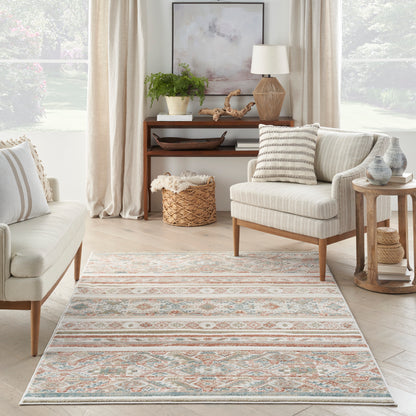 Nourison Thalia Thl03 Ivory Multicolor Area Rug