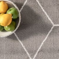 Nuloom Veronica Honeycomb Nve2454C Gray Area Rug