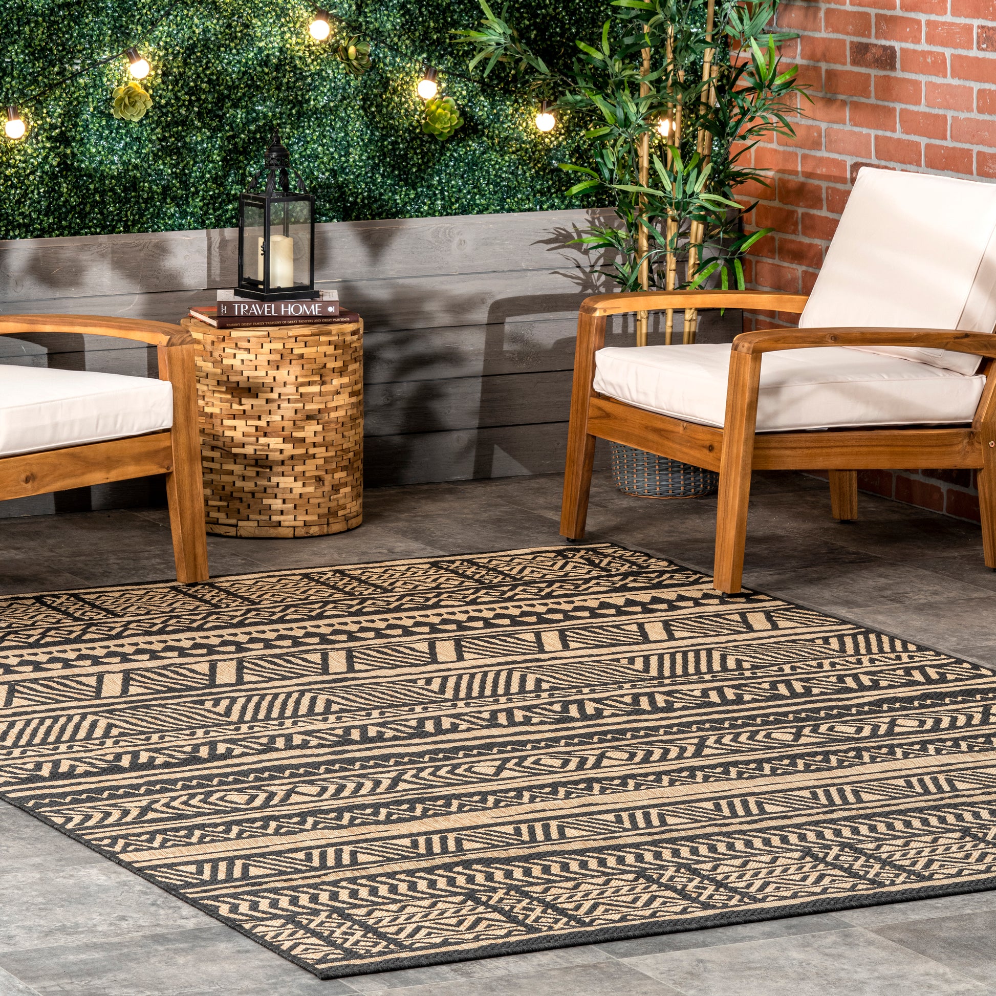 Nuloom Abbey Tribal Nab1799D Charcoal Area Rug