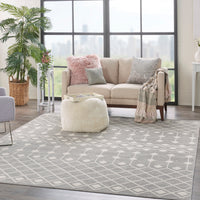 Nourison Grafix Grf37 Grey Area Rug