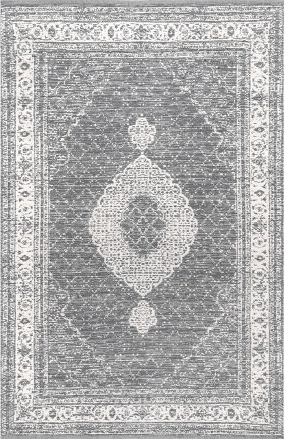 Nuloom Ronnie Elegant Nro2833A Gray Area Rug