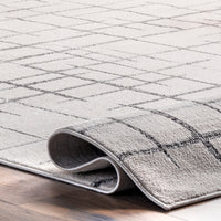 Nuloom Iset Contemporary Nis2422A Beige Area Rug