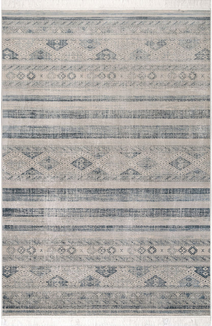 Nuloom Vintage Tribal Roseline Nvi1632A Blue Area Rug