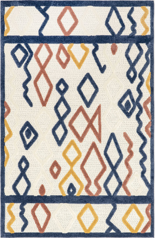 Nuloom Aiko Moroccan Nai2366A Blue Area Rug