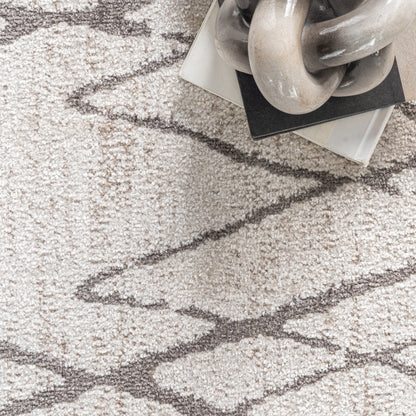 AreaRugs.com Wavaj Nwa1281A Beige Area Rug