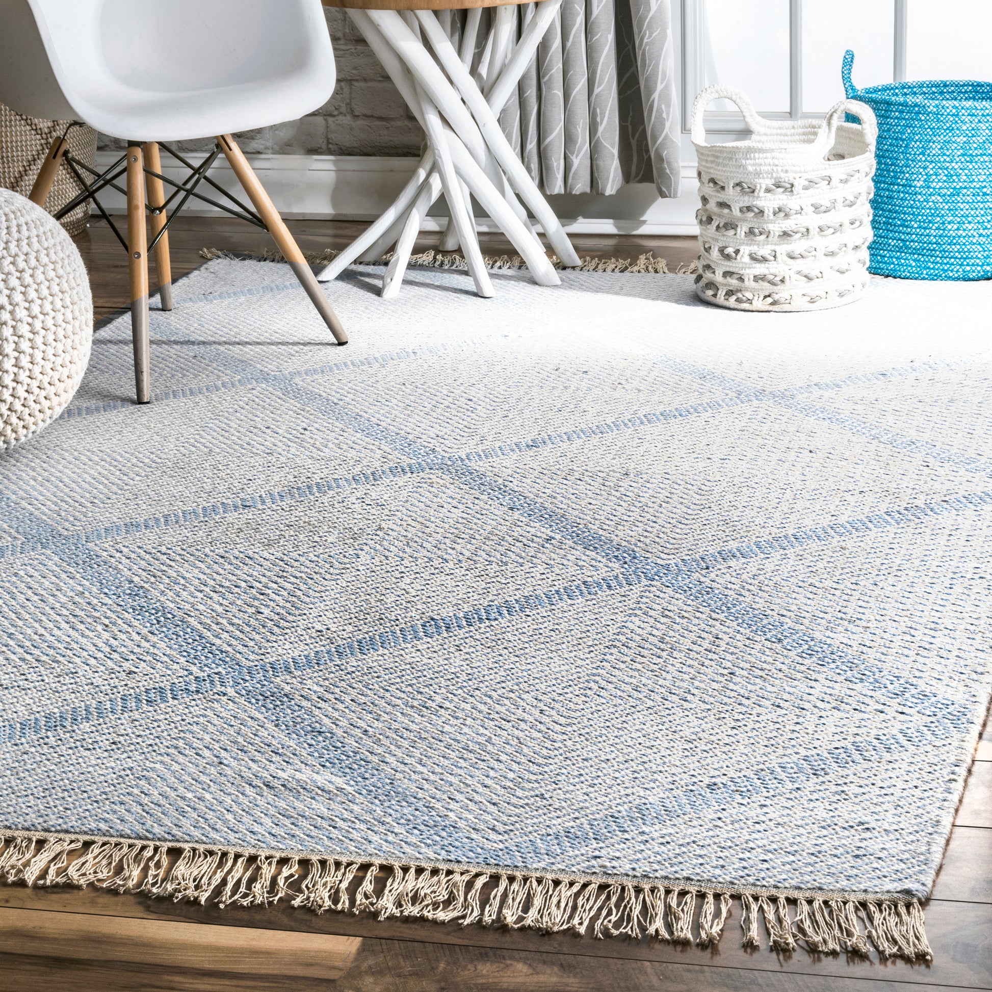 Nuloom Concetta Trellis Nco2729A Blue Area Rug