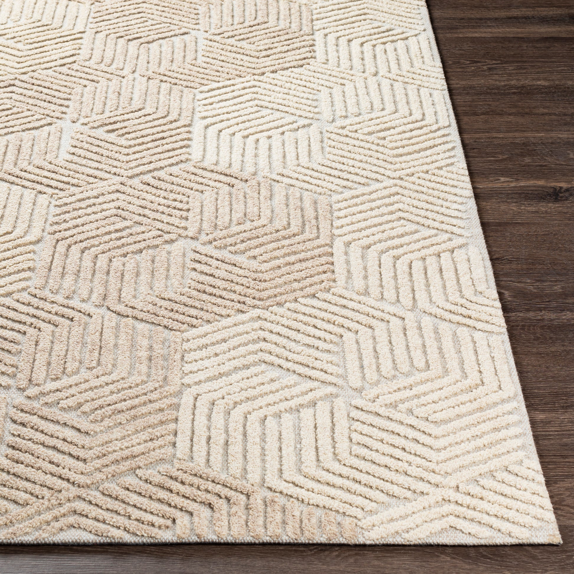 Surya Oakland Oaa-1002 Cream, Khaki Area Rug