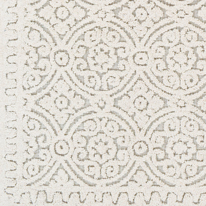 Surya Oakland Oaa-1008 Cream, Khaki, Silver Gray Area Rug