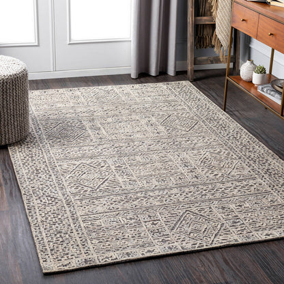 Surya Oakland Oaa-1009 Black, Medium Gray, Khaki Area Rug