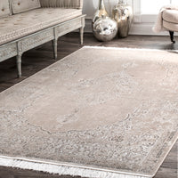 Nuloom Vintage Cantrell Nvi1631A Beige Area Rug