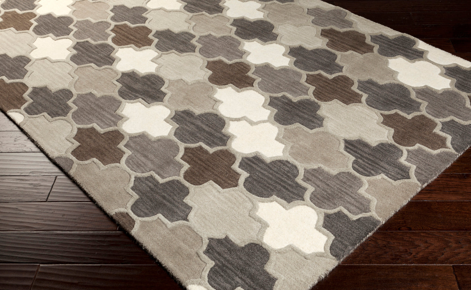 Surya Oasis Oas-1088 Charcoal, Taupe Rug.