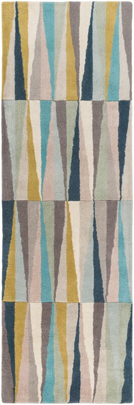 Surya Oasis Oas-1095 Light Gray / Aqua / Beige / Moss Rugs.