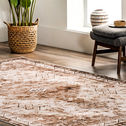 AreaRugs.com Wavaj Nwa1074A Beige Area Rug