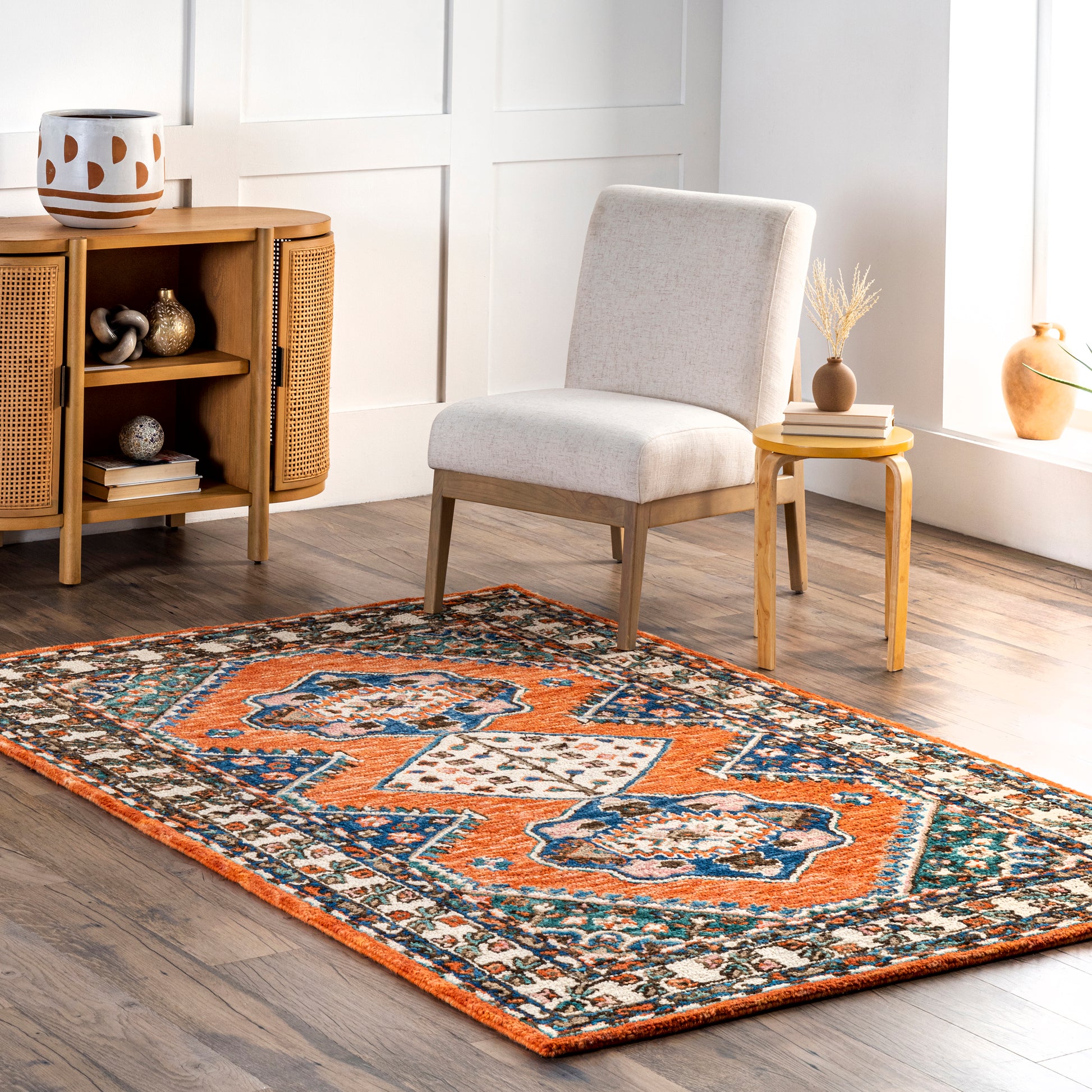 Nuloom Violet Tribal Nvi2587A Orange Area Rug