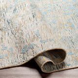 Surya Ocean Oce-2301 Denim, Pale Blue, Taupe, Light Gray Rugs.