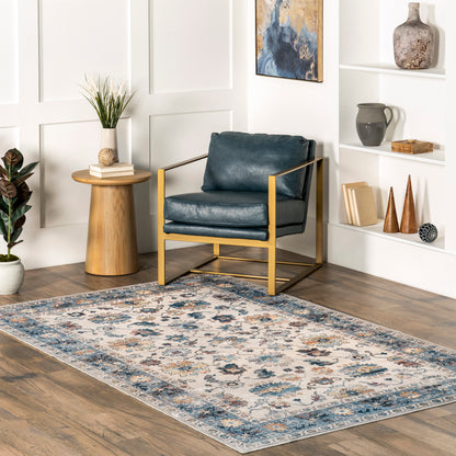 AreaRugs.com Wavaj Nwa1018A Blue Area Rug