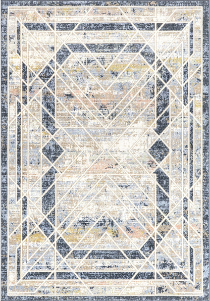 AreaRugs.com Wavaj Nwa1265A Blue Area Rug