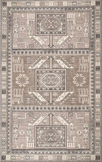 Nuloom Aztec Sahiry Naz2834A Beige Area Rug