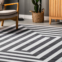 AreaRugs.com Wavaj Nwa1101A Gray Area Rug