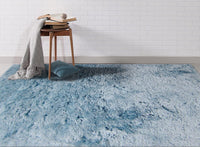 Amer Odyssey Ody-10 Sky Blue Shag Area Rug