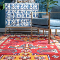 Nuloom Izabella Totemic Tribal Niz2591A Multi Area Rug