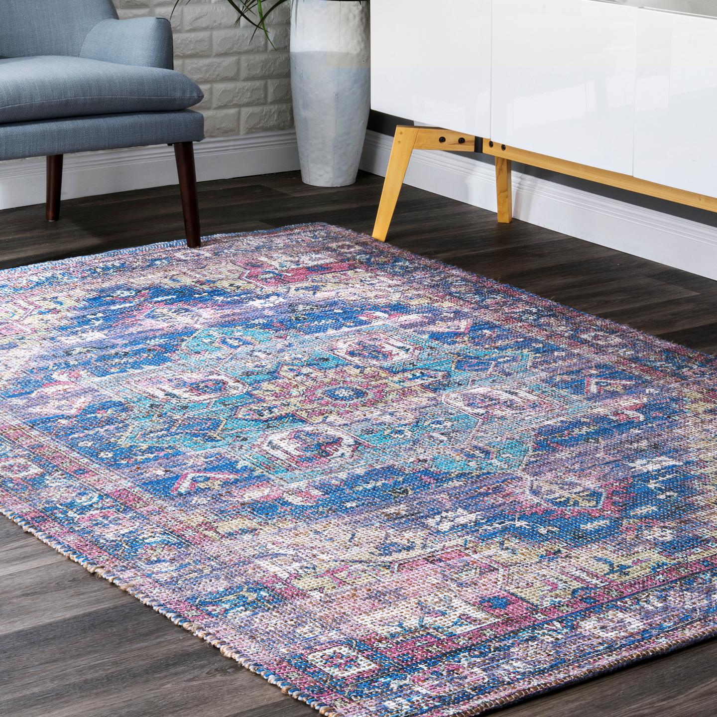 Nuloom Melinda Nme3436A Blue Area Rug