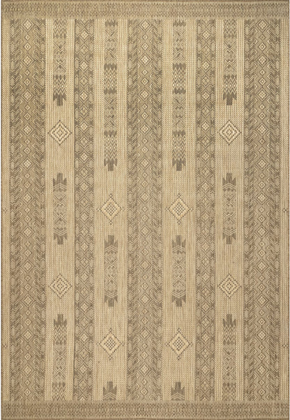 Nuloom Jemma Tribal Bands Nje1815A Beige Area Rug