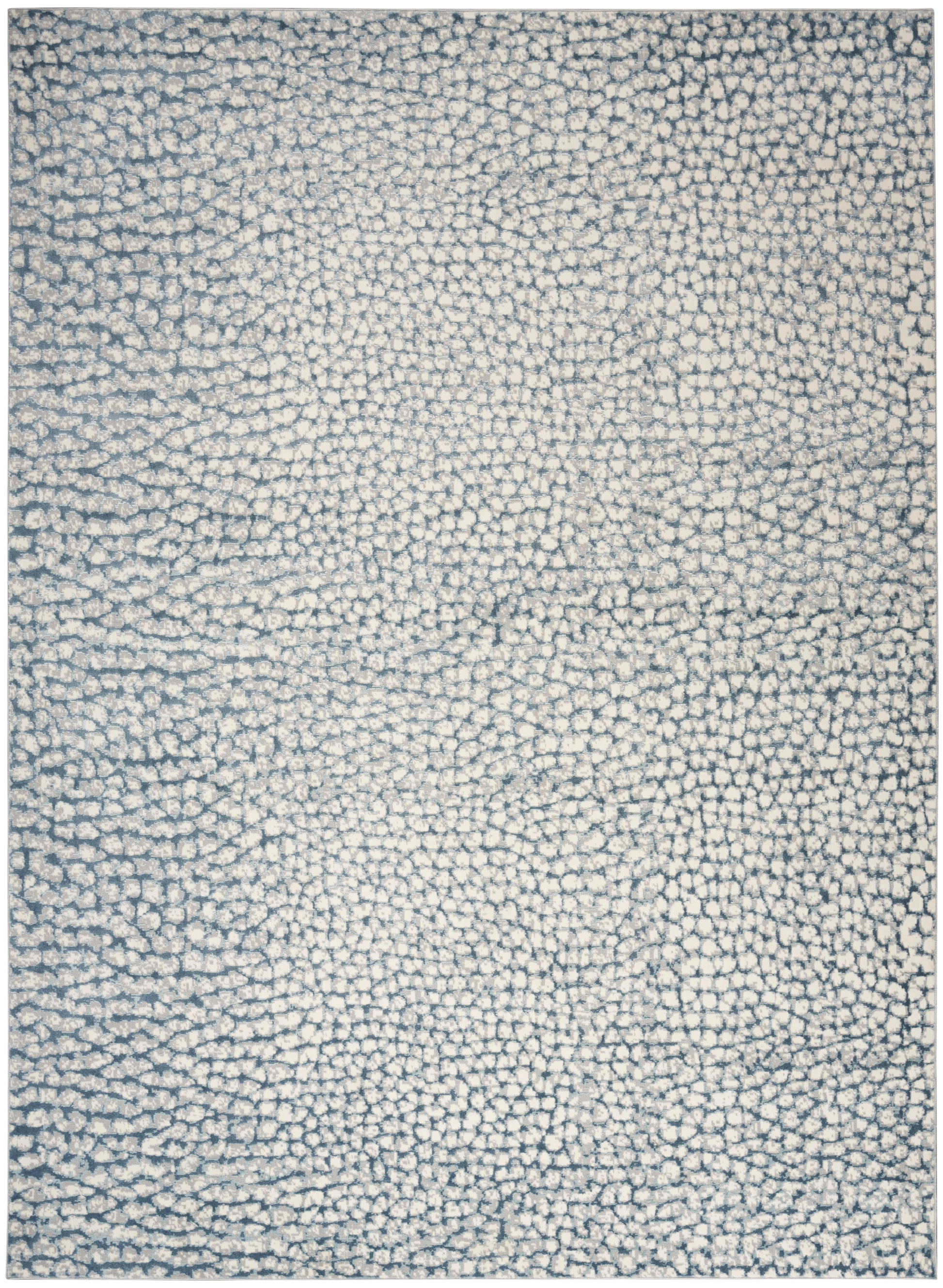 Nourison Joli Imhr4 Ivory/Blue/Grey Area Rug