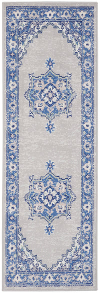 Nourison Whimsicle Whs03 Grey Blue Area Rug