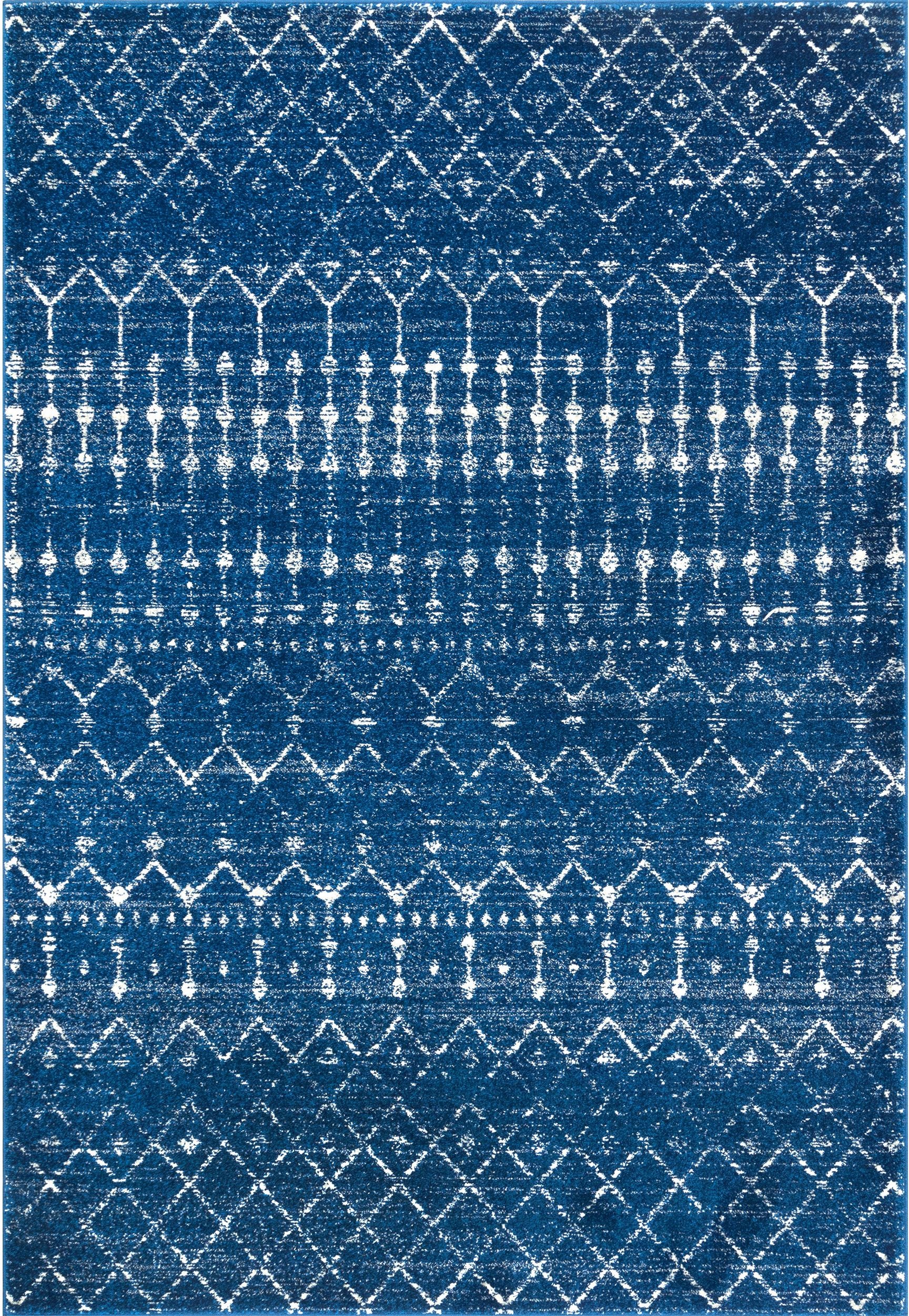 Nuloom Moroccan Blythe Nmo3123C Blue Area Rug