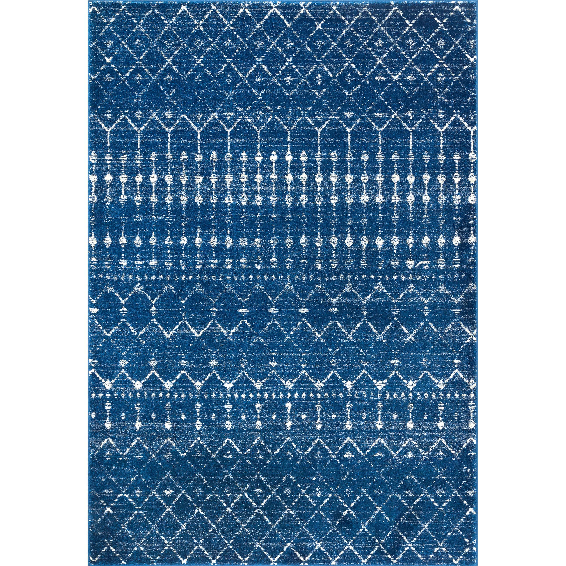 Nuloom Moroccan Blythe Nmo3123C Blue Area Rug