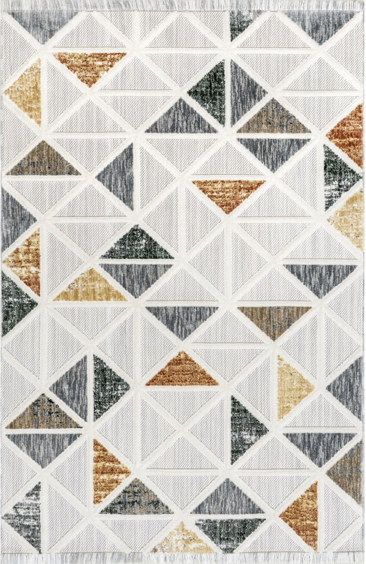 Nuloom Julanne Tiles Nju1351A Light Gray Area Rug