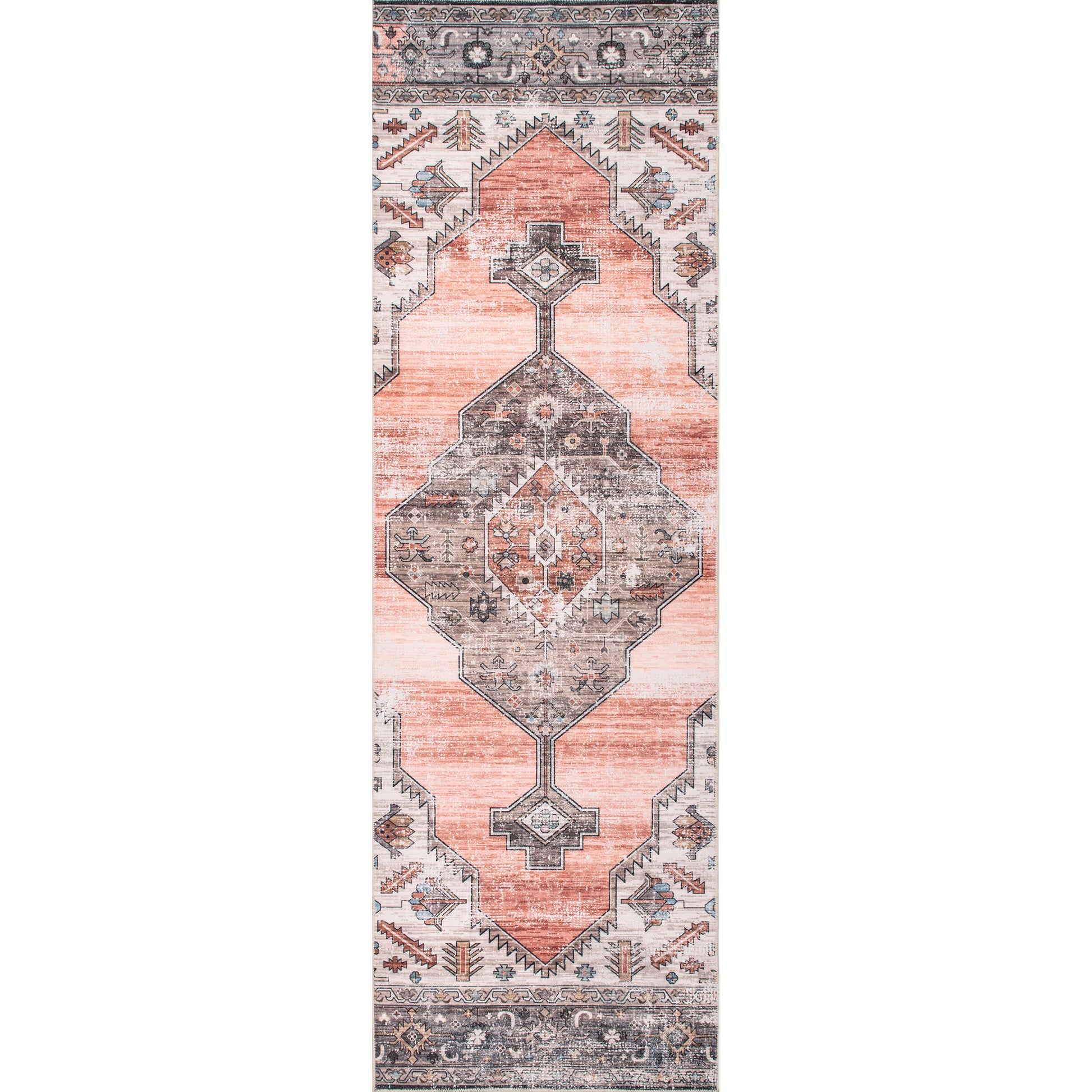 AreaRugs.com Wavaj Nwa1042C Peach Area Rug