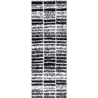 Nuloom Celyn Stripes Cozy Nce1919A Black And White Area Rug