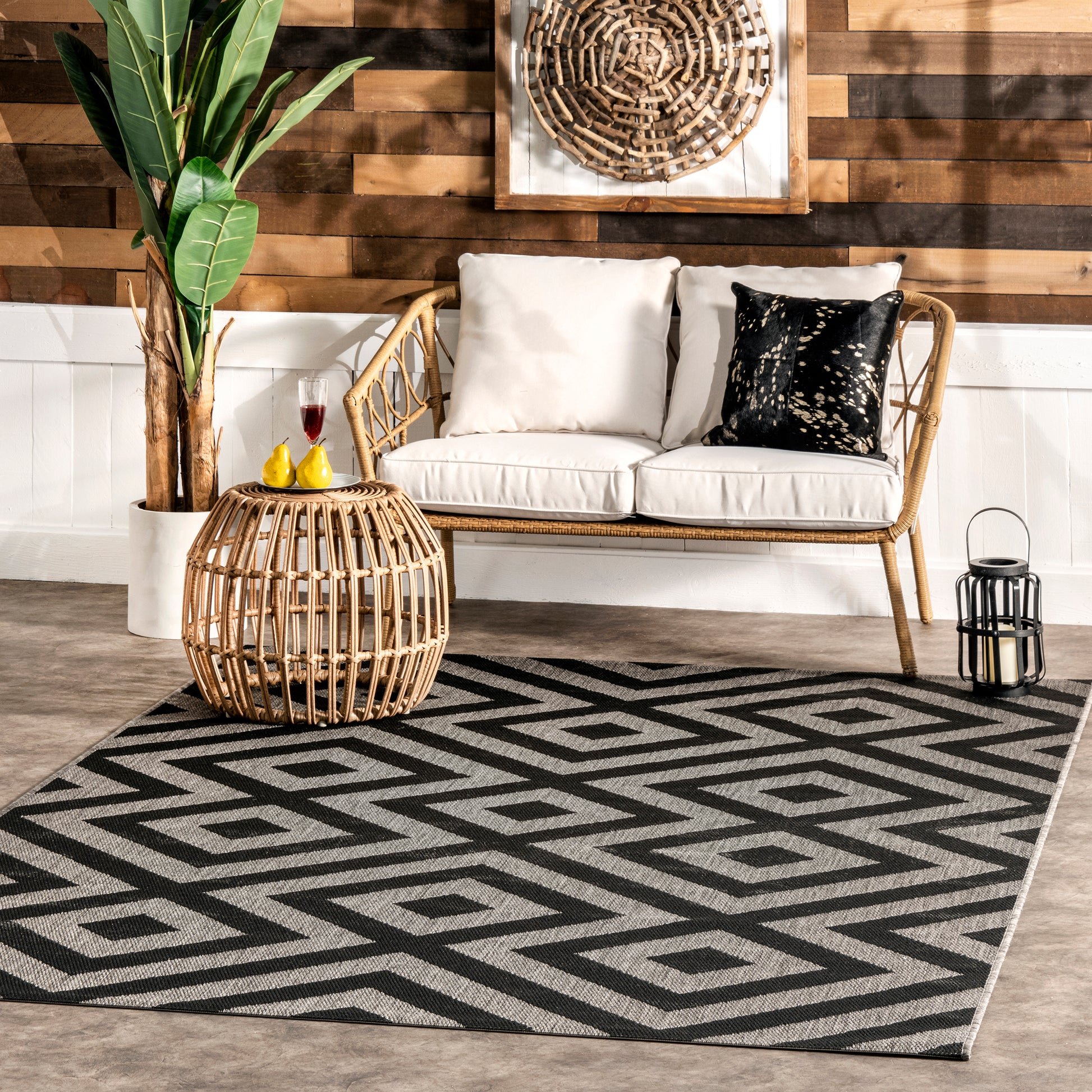 Nuloom Shane Celtic Trellis Nsh2868D Gray Area Rug