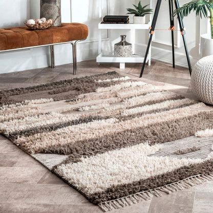 Nuloom Zora Ombre Nzo3324A Brown Area Rug