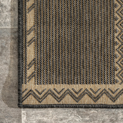 Nuloom Aria Tribal Transitional Nar1809C Charcoal Area Rug